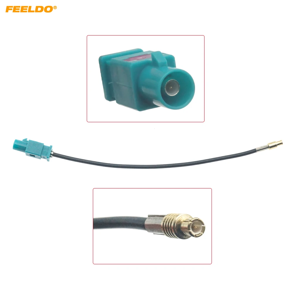 FEELDO Универсальный Male Fakra к Male MCX воздушный адаптер кабель для установки удержания DAB # HQ7625