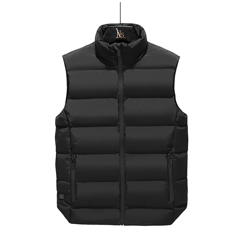 Winter style men's and women's stand collar heating down heating vest electric heating vest USB safe intelligent thermostat R202