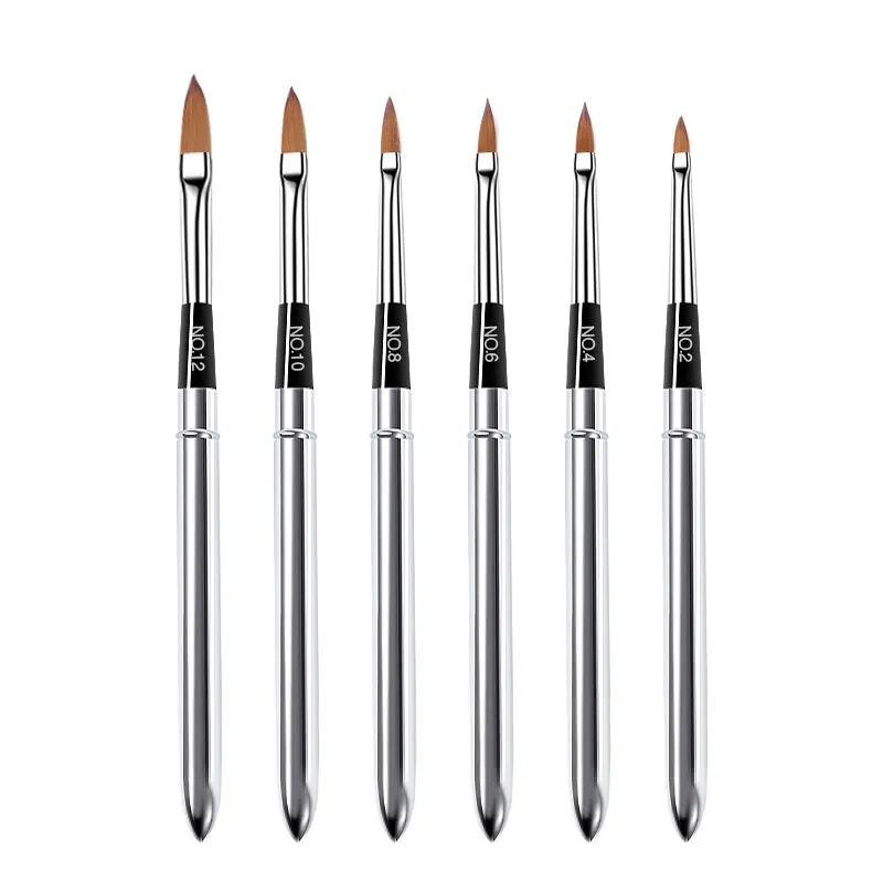 

5Pcs Nail Art Drawing Pen Set For Acrylic Liquid Powder Carving Gel Extension Builder Painting Brush Lines Liner Manicure Tools