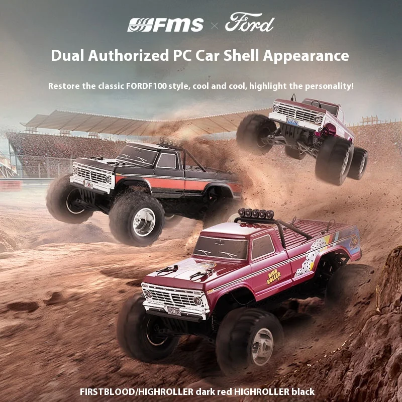 FMS новый продукт 1/10 FMT10 моделирование Ford F100 пульт дистанционного управления