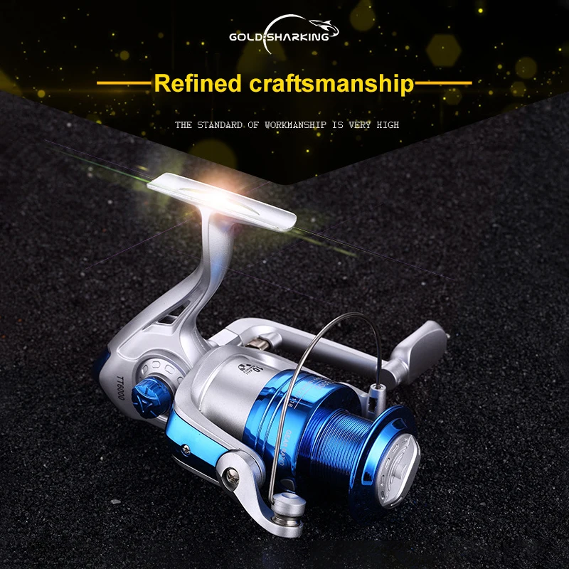 

TT 2000-7000 10BB 5.2:1 / 4:7:1 Gear Ratio Saltwater Fishing Reels Metal Spool Spinning Fishing Reel Tackle Left/Right Handle