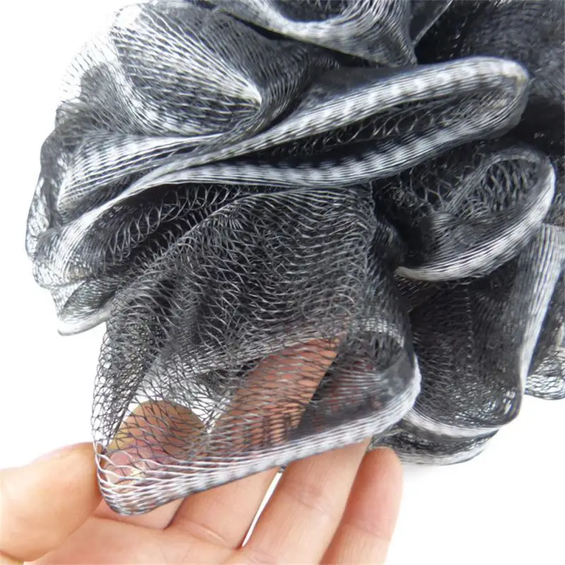 

Shower Pouf Bath Flower Easy To Use Bamboo Charcoal Bath Ball Flower Soft Shower Accessories Bath Loofah Scrubber Ball
