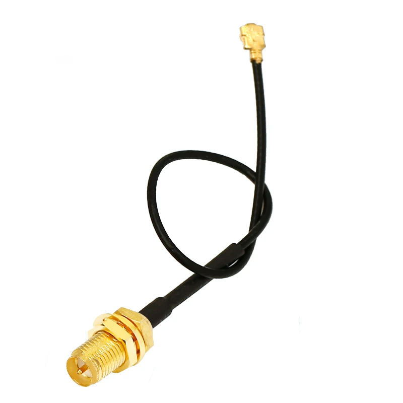 RP SMA мама к U.FL IPX IPEX RG1.13 15 см кабель прямой (штырь) uFL/u.FL/IPX |