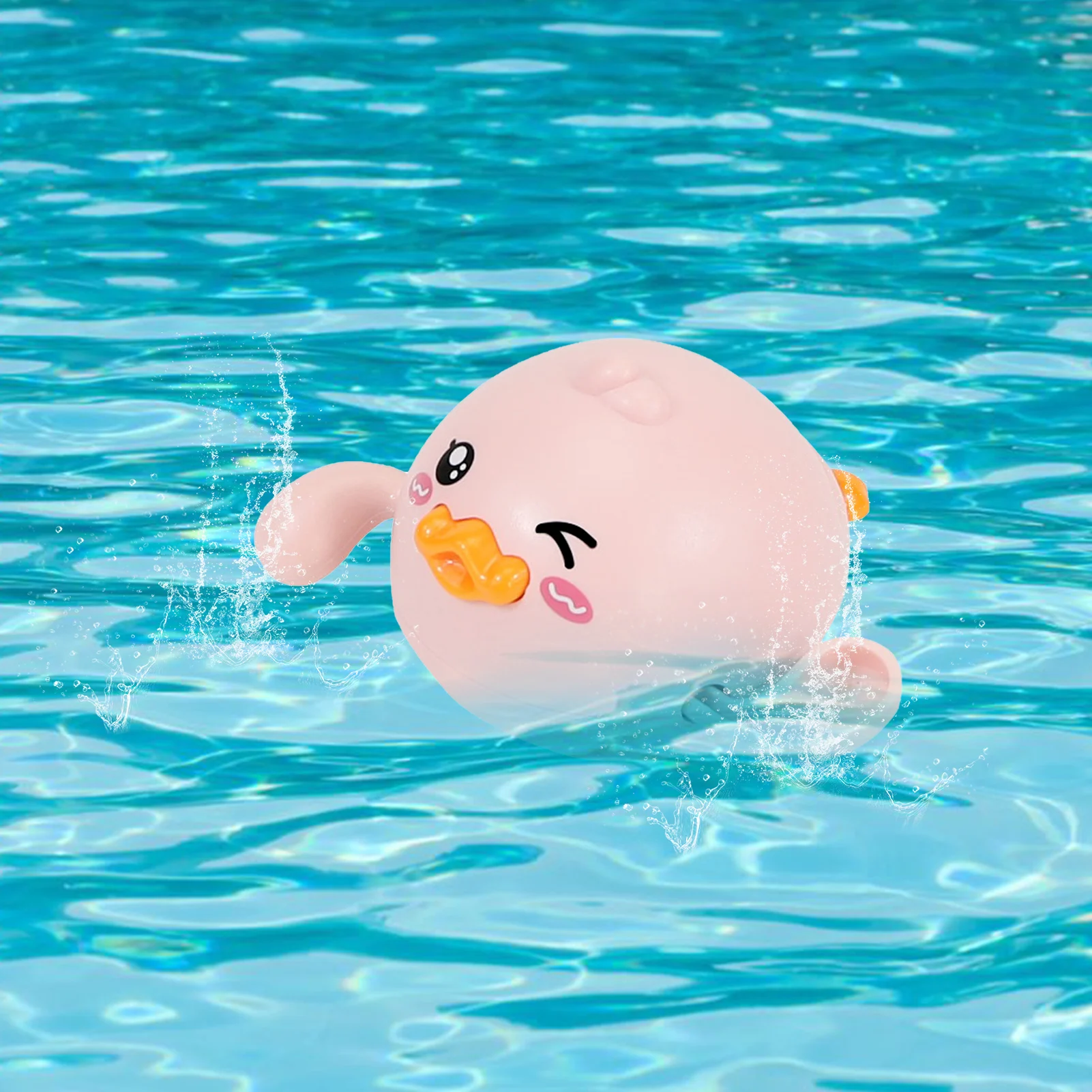 Bathroom Bath Shower Baby Clockwork Swimming Children Play Water Cute Little Duck Bathing Bathtub Toys For Kid Toddler Gifts