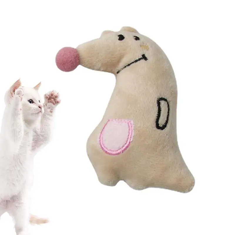 

Cat Plush Toy Cute Plush Catnip Toys For Cats Cat Toys Cat Kitten Bite Toys Supplies Animal Teething Toys Chew Interactive Toys