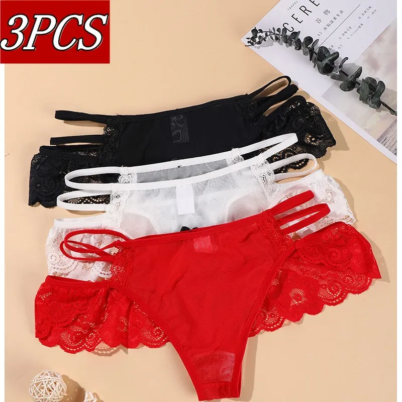 

Стринги женские кружевные, 3 шт./компл.