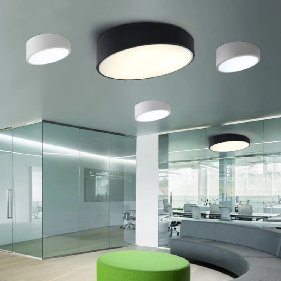 

СВЕТОДИОДНЫЙ Потолок для прихожей, коридора, геометрический черный скандинавский потолок