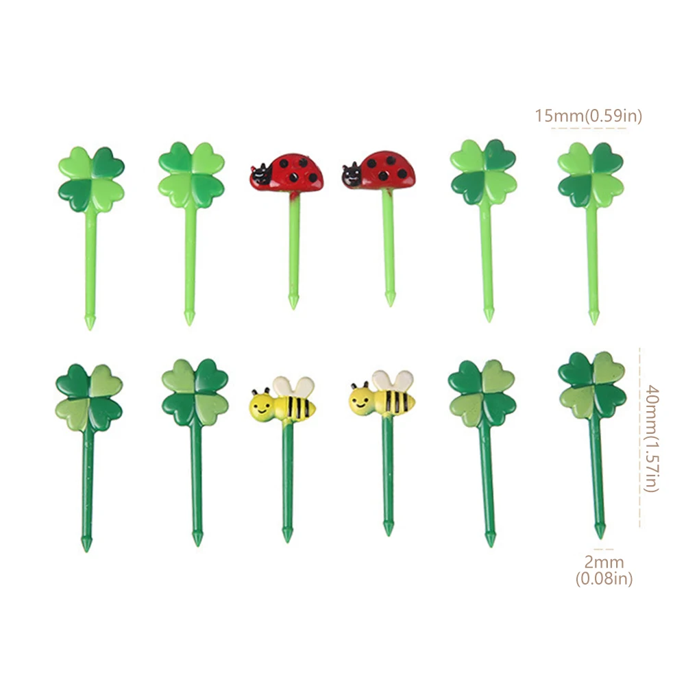 8/12 шт. детские фруктовые палочки игольчатые зубочистки мини-креативные торт