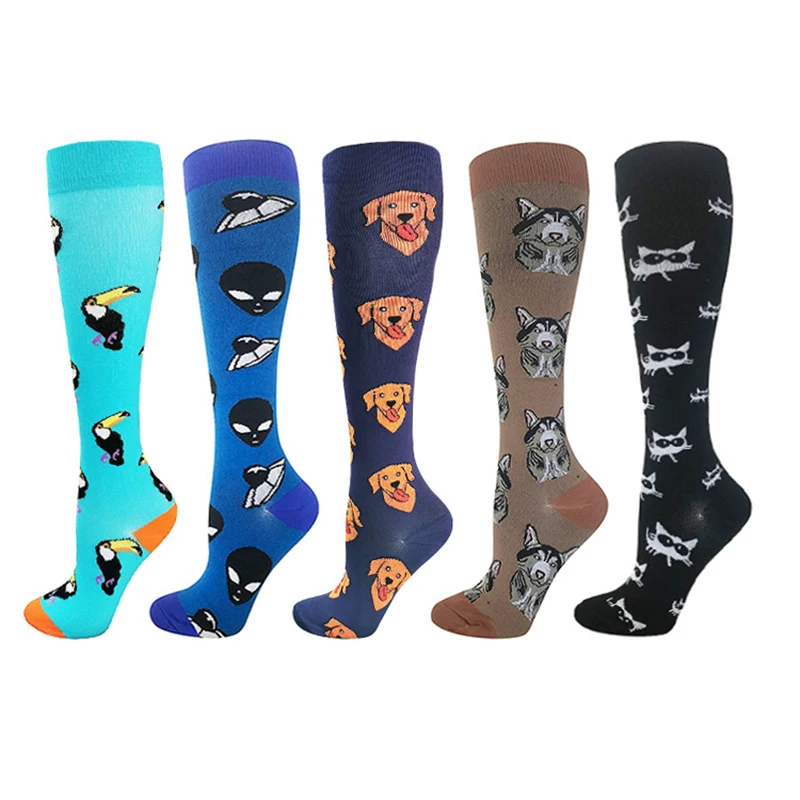 Compression Socks Varicose Vein Medical Fitness Cycling Men Women Sports Socks Free Shipping Men Cotton Socks Wholesale Factory