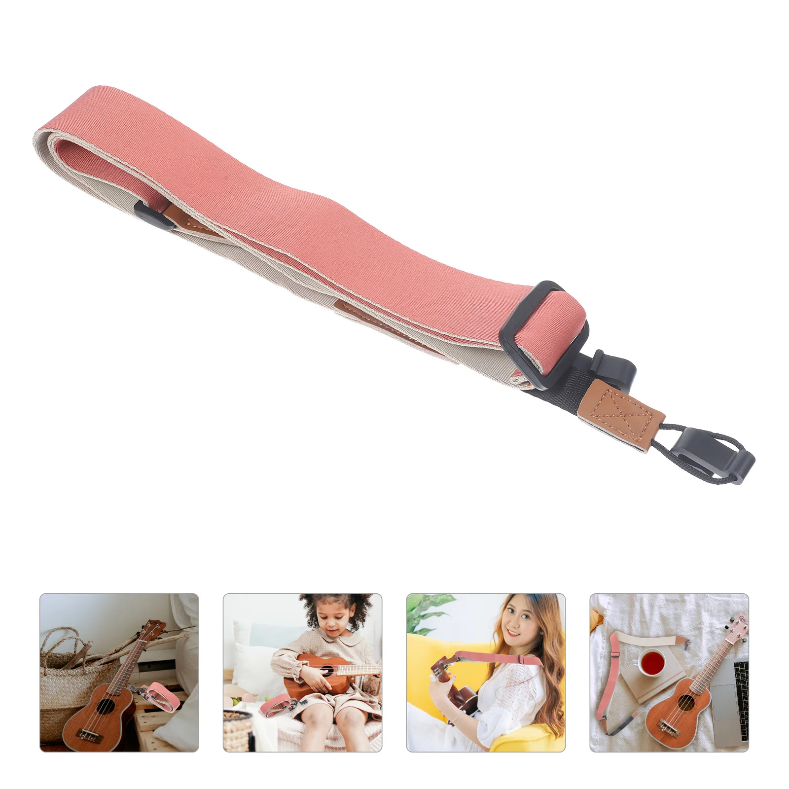 

Ukulele Strap Beltstrapsdrill Universal Kidsclip Shoulder Simple Professional Accessory Instrument Guitar Adjustablegirls