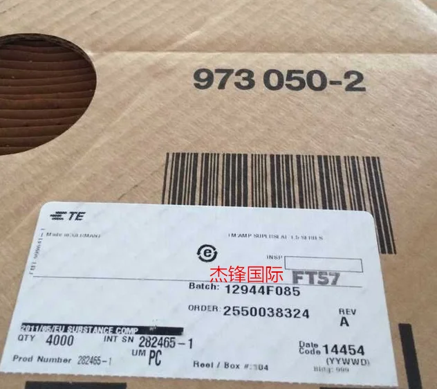 4000pcs/lot 282465-1 for:13-15AWG 100% New