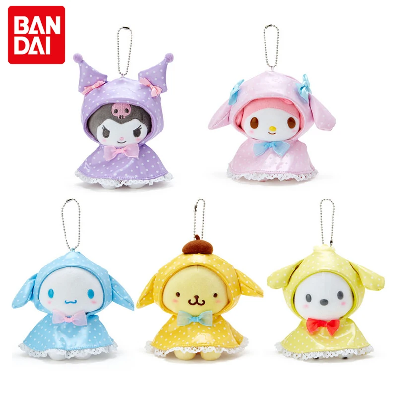 

Sanrio Series squishmallow plush Toy Cinnamoroll Kuromi Pompom Purin Cute Car Pendant Woemen ornaments Kids Toy Gifts