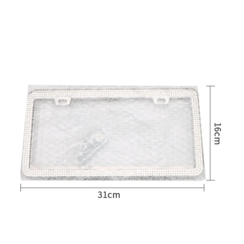 3 цвета для американской модели рамки номерного знака Bling Crystal Женский держатель