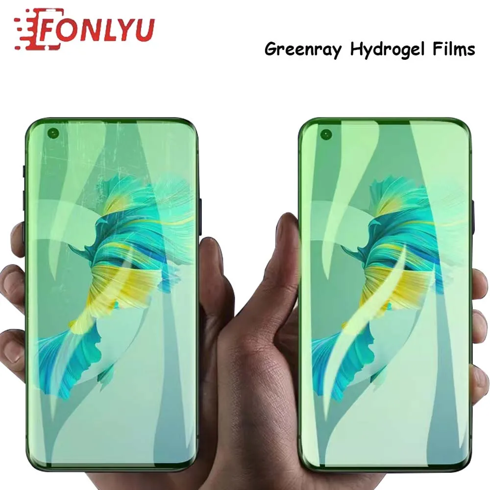 50pcs Green-ray Hydrogel Films Eye-protection Mobile Phone Screen Protector  For iPhone Samsung Fit for Film Cutting Plotter