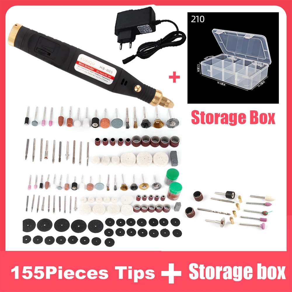 

5 скоростей 5000 - 18000 RPM Регулируемая электробуровая машина Dremel гравировальная ручка Мини - вращающийся инструмент Электронная мельница HB - 005