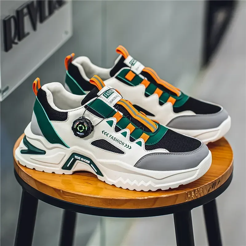 Мужские Летние Повседневные Кроссовки С Дышащей Сетчатой Шнуркой Удобная