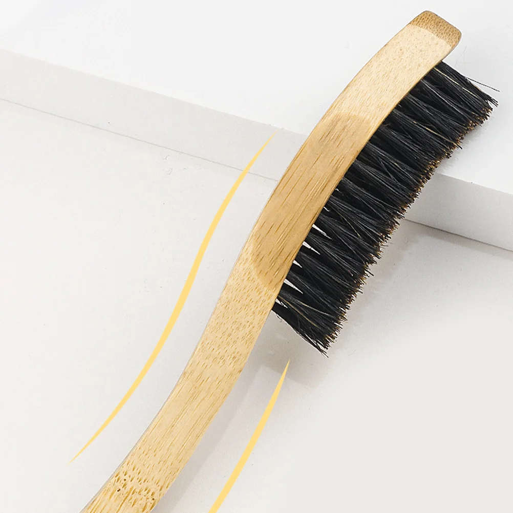 

Beard Bristle Brush Men Face Wooden Comb Shaving Grooming Barber Shop Tool Hair Cleaning Man