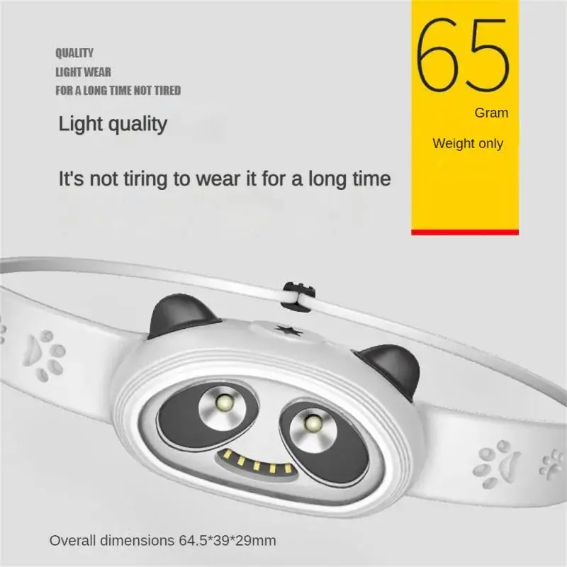 

Eye Light 64.5*37*29mm Cartoon Shape Children's Toy Light Cartoon Modeling Lamp Portable Lighting Headlamp Eye Protection Mini