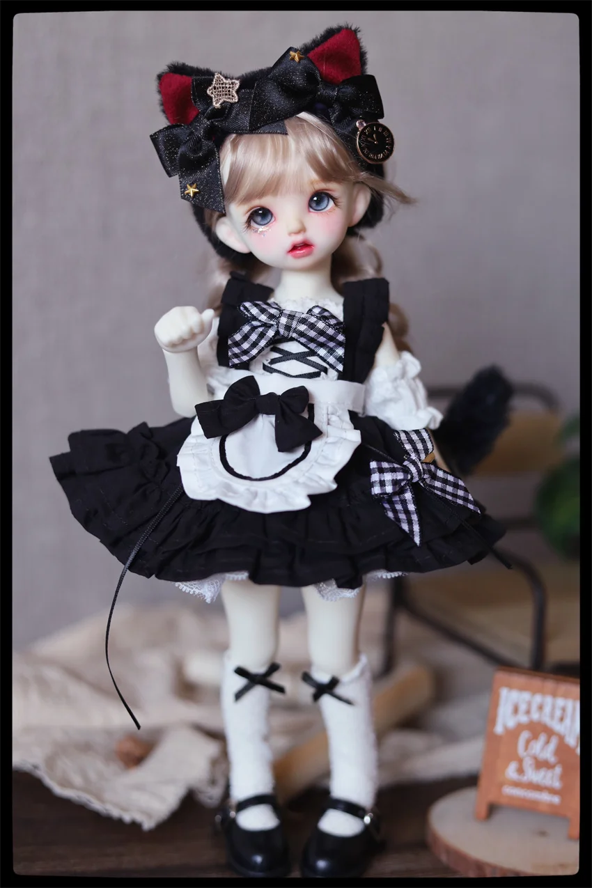 

bjd clothes "Cloud Barfi" dress set for tf，yosd，1/6 bjd doll accessories