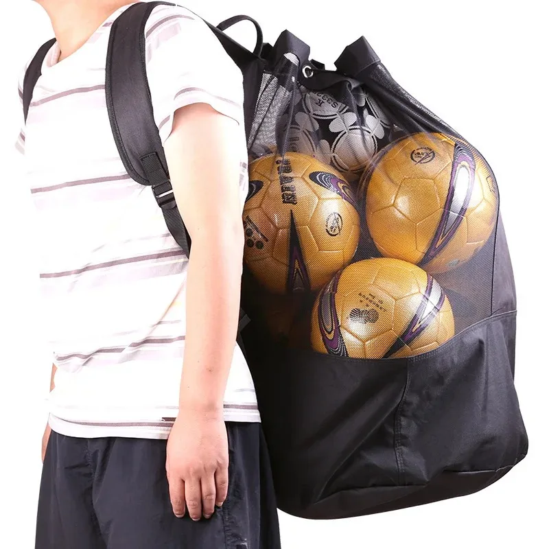 

Large Football Bag Basketball Net Bag Thickened Basketball Bag Football Sports Bag Storage Bag