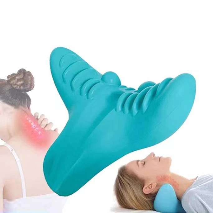 

Массажная подушка для шеи, устройство для растяжки шейного отдела позвоночника, хиропрактика, устройство для снятия симптомов боли, выравнивание позвоночника