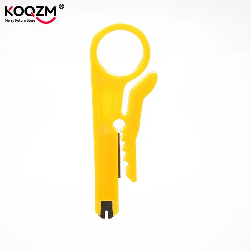 Карманный мини-нож для зачистки проводов, 1 шт., Обжимные Щипцы, обжимной инструмент, инструмент для зачистки проводов, обжимные детали