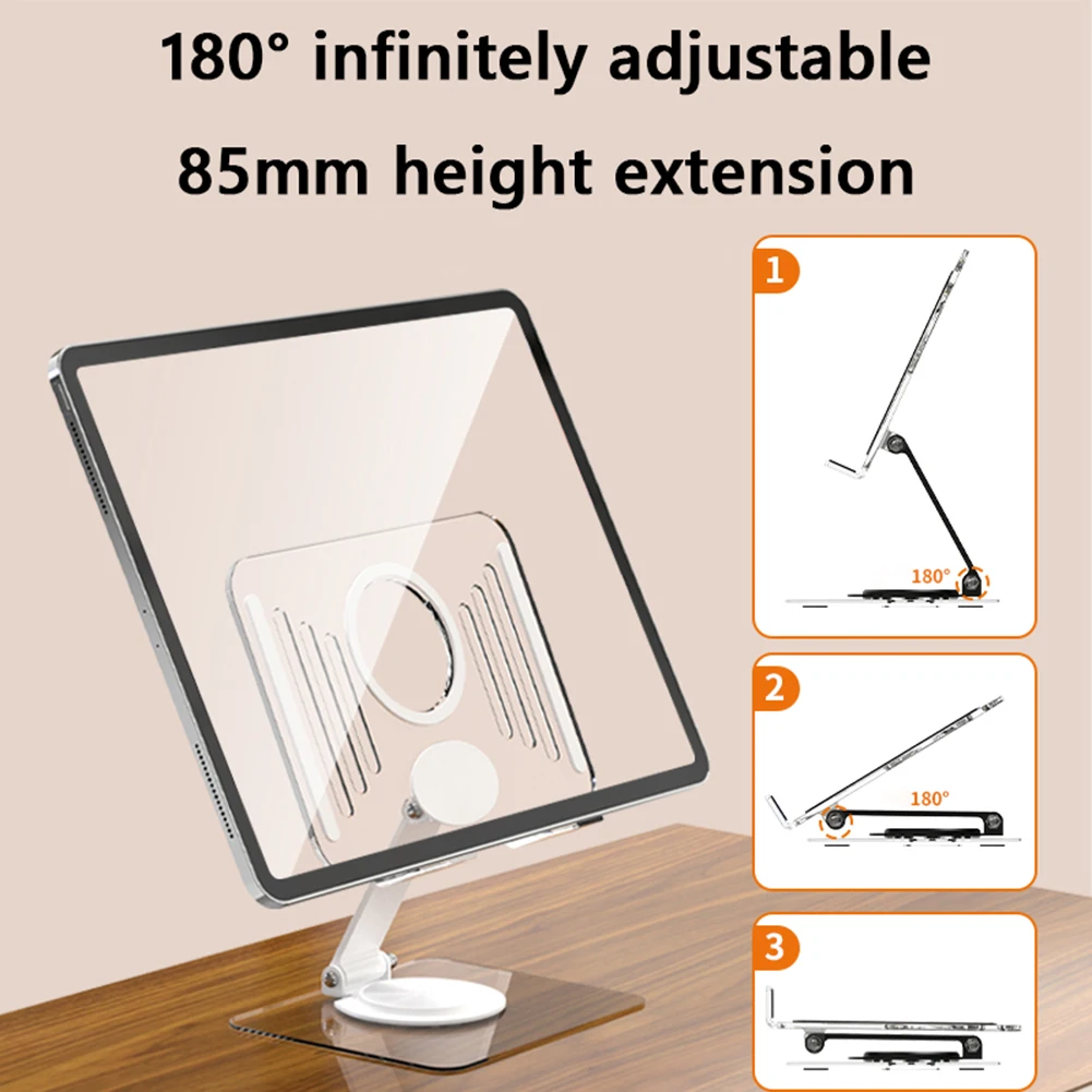 Акриловая подставка для планшета поворотная iPad Pro 11 12 9 дюймов/iPad 10 дюймов Samsung Xiaomi