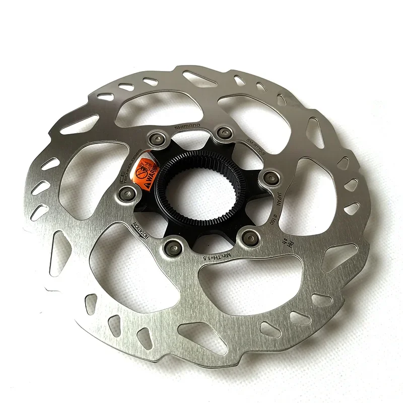 Фото Ротор дискового тормоза велосипеда 105 SLX SM-RT70 Ice-Tech Centerlock 160/180 мм №1