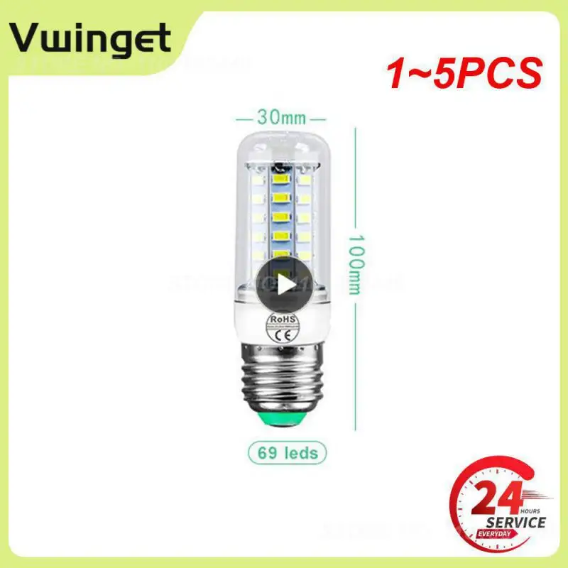 

1 ~ 5 шт. 5730 E27 Φ лампа-кукуруза, энергосберегающие фонари, лампа 110 В, 220 В
