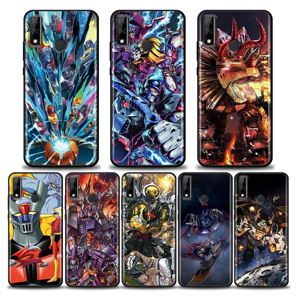 

Marvel Mazinger Transformers Phone Case for Huawei Y9 2019 Y6 Y7 Y6p Y8s Y9a Y7a Mate 40 20 10 Pro Lite RS Soft Silicone Case