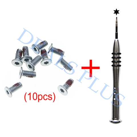 10 шт./лот, сменные серебряные нижние винты корпуса для ноутбука Dell XPS 13 7390 9310 9315 2 в 1 2*4,5