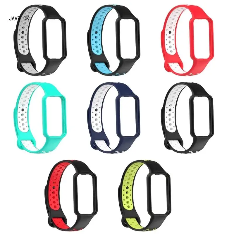 

Colorful Watch Strap Soft Silicone Band Replacement Wrist Strap Watch Accessories Comfortable Wearing for Redmi Band2