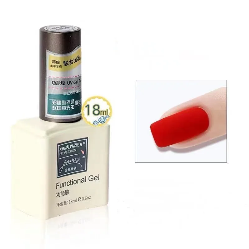 Original Functional Glue Nail Polish Glue Durable Ultra-Bright Tempered Seal Layer Reinforcement Base Glue Special For Manicure