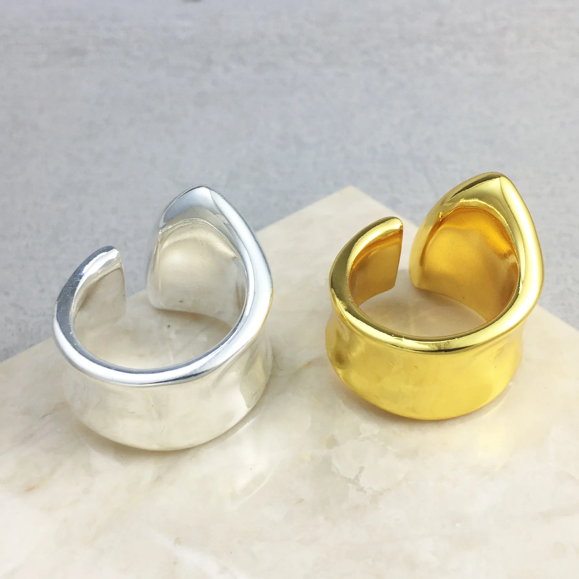 Испания UNOde50 la Grieta минималистское серебряное кольцо легкая роскошь модное