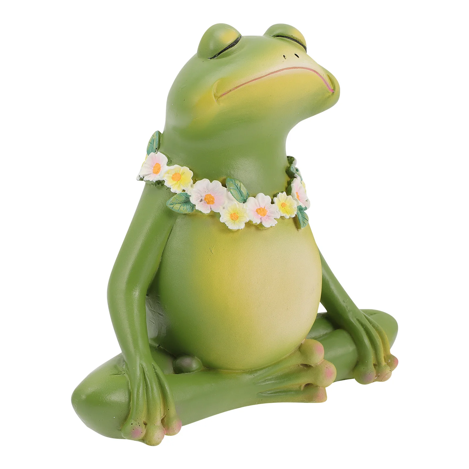 

Statue Garden Decor Resin Animal Yoga Figurine Ornament Outdoor Statues Yard Figurines Figure Ornamentsadornment Craft Green