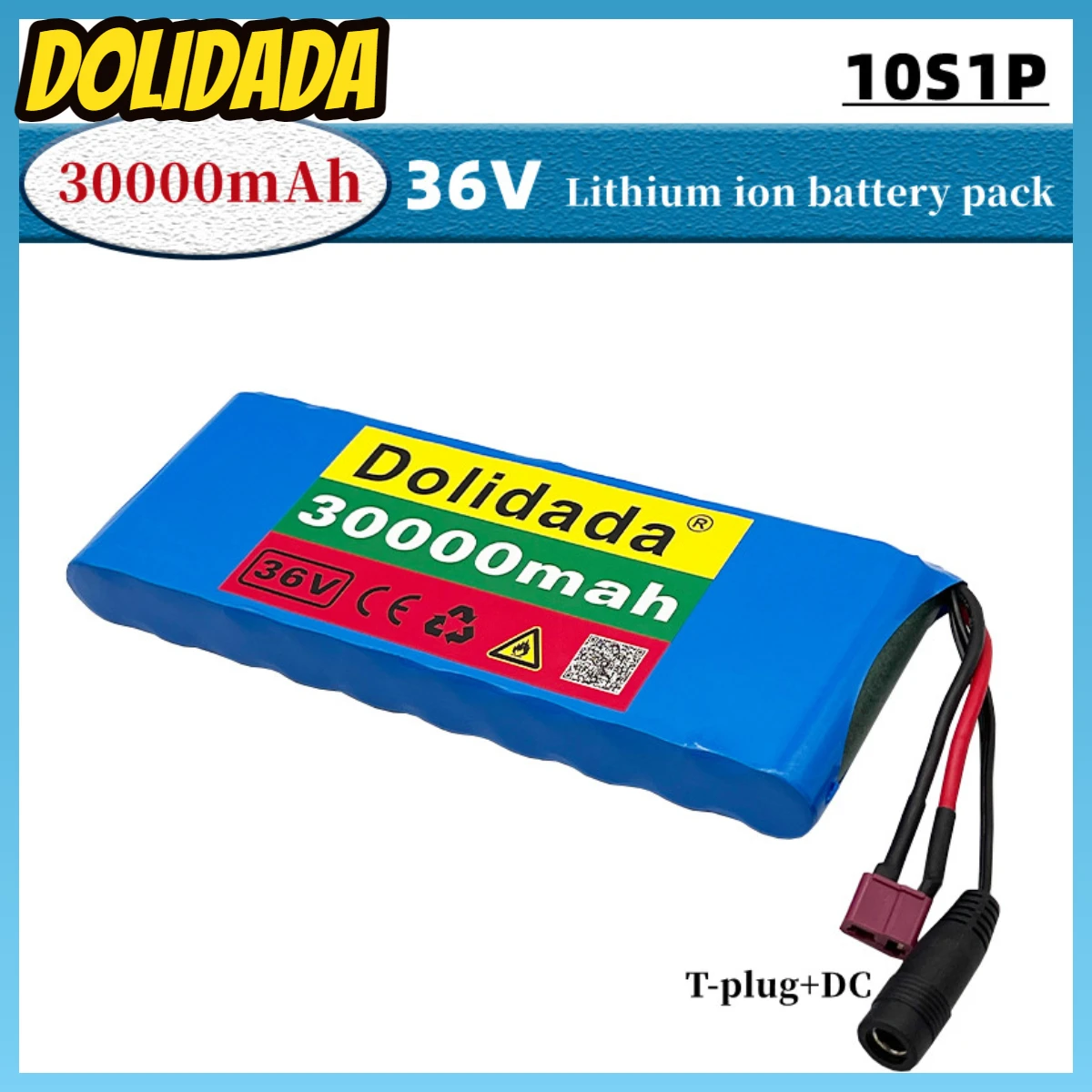

10S1P 36V 30000mAh Battery pack 18650 Lithium li-ion rechargeable Batteries Pack for Electric bicycles，Electric scooters