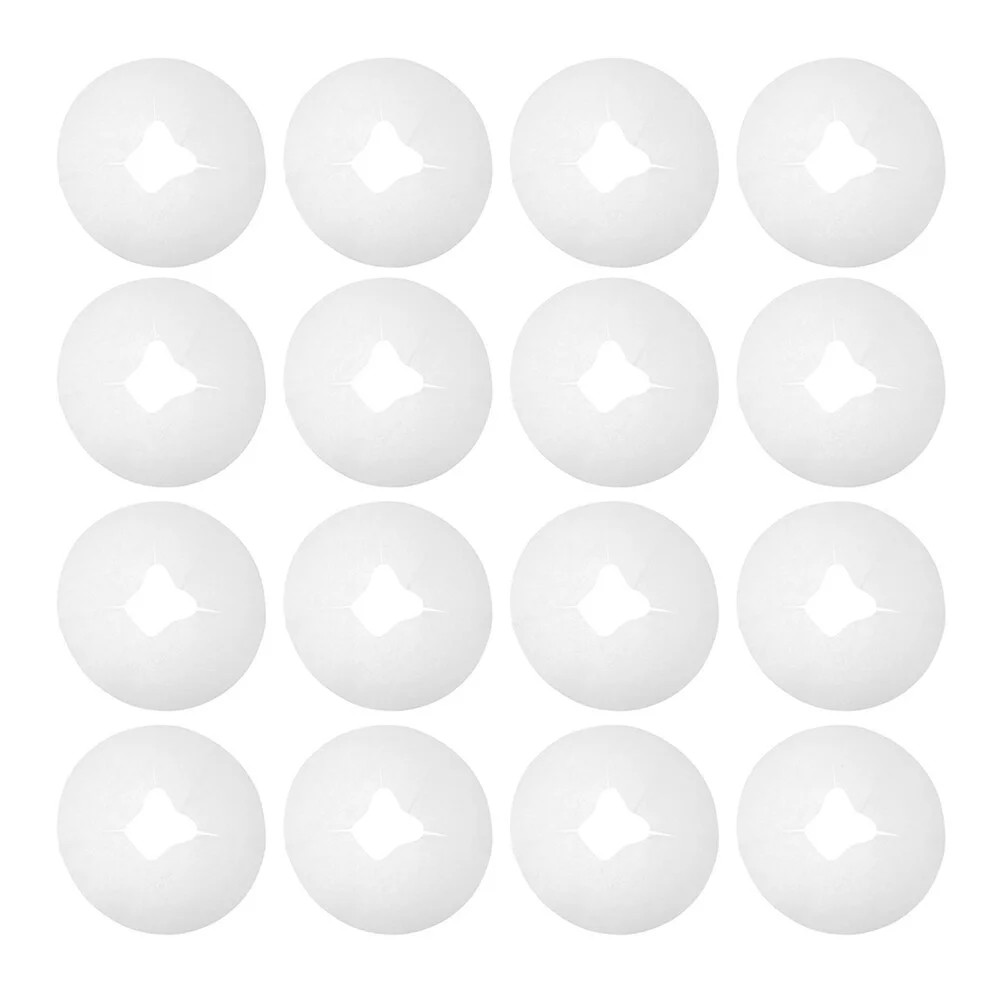 

200 Pcs Towel Massage Sheets Disposable Headrest Pads Spa Masks Pillow Hole Mat Non-woven Fabric Bed