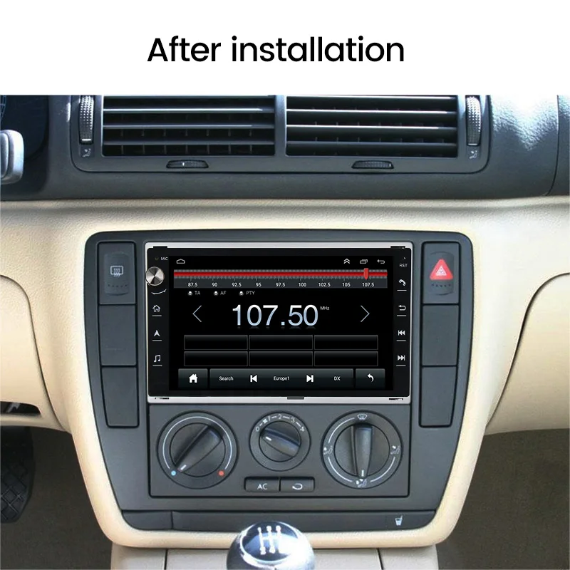 Автомобильная Мультимедийная система Carplay автомагнитола 7 дюймов Android 11 RDS 2 + 32 ГБ