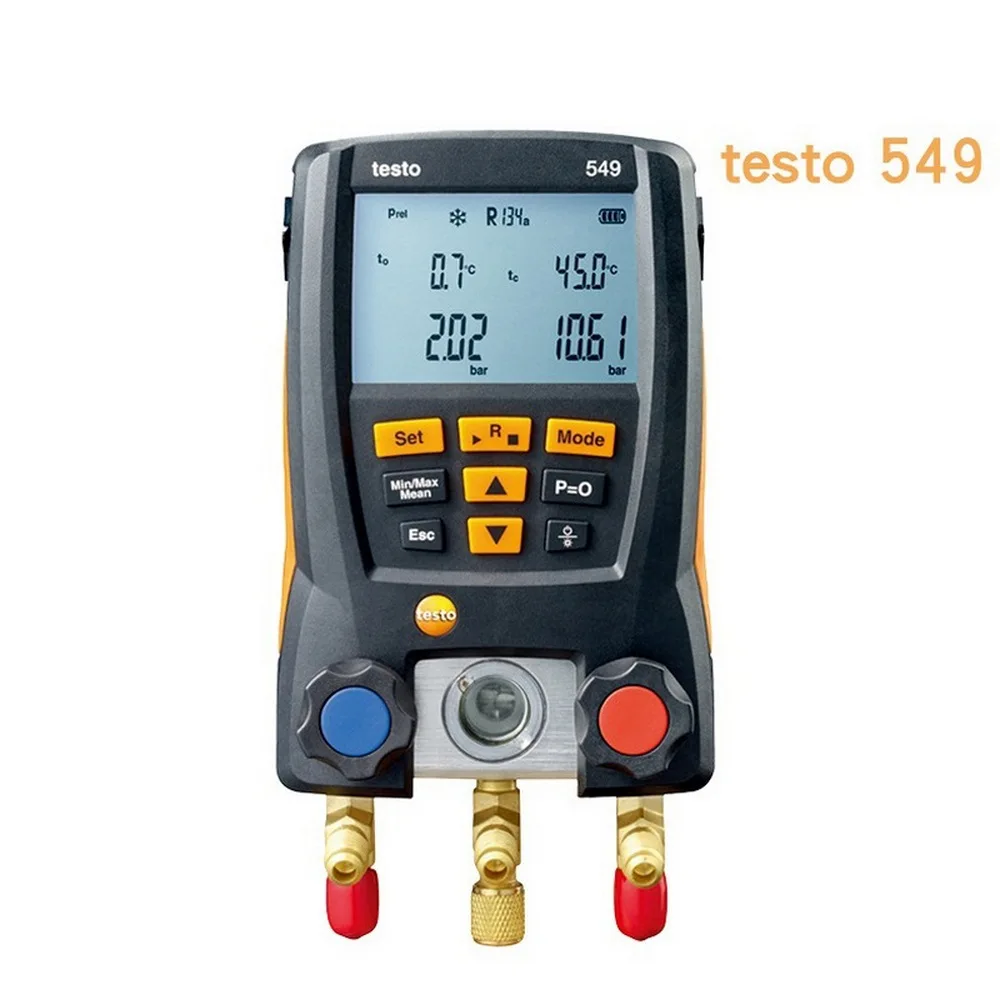 

Testo549 Digital Manifold Refrigeration Tools For HVAC System Tester Kit Air Conditioner Car Pressure Gauge Professional Tester