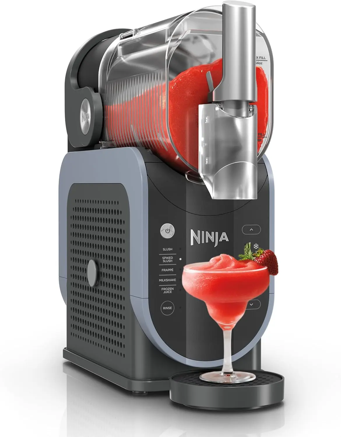 Фото Ninja SLUSHi с технологией RapidChill, 88 унции. Машина для замороженных напитков и слякоти, 5 предустановленных программ, Маргарита, Фургоны, Мерч, FS301 №1