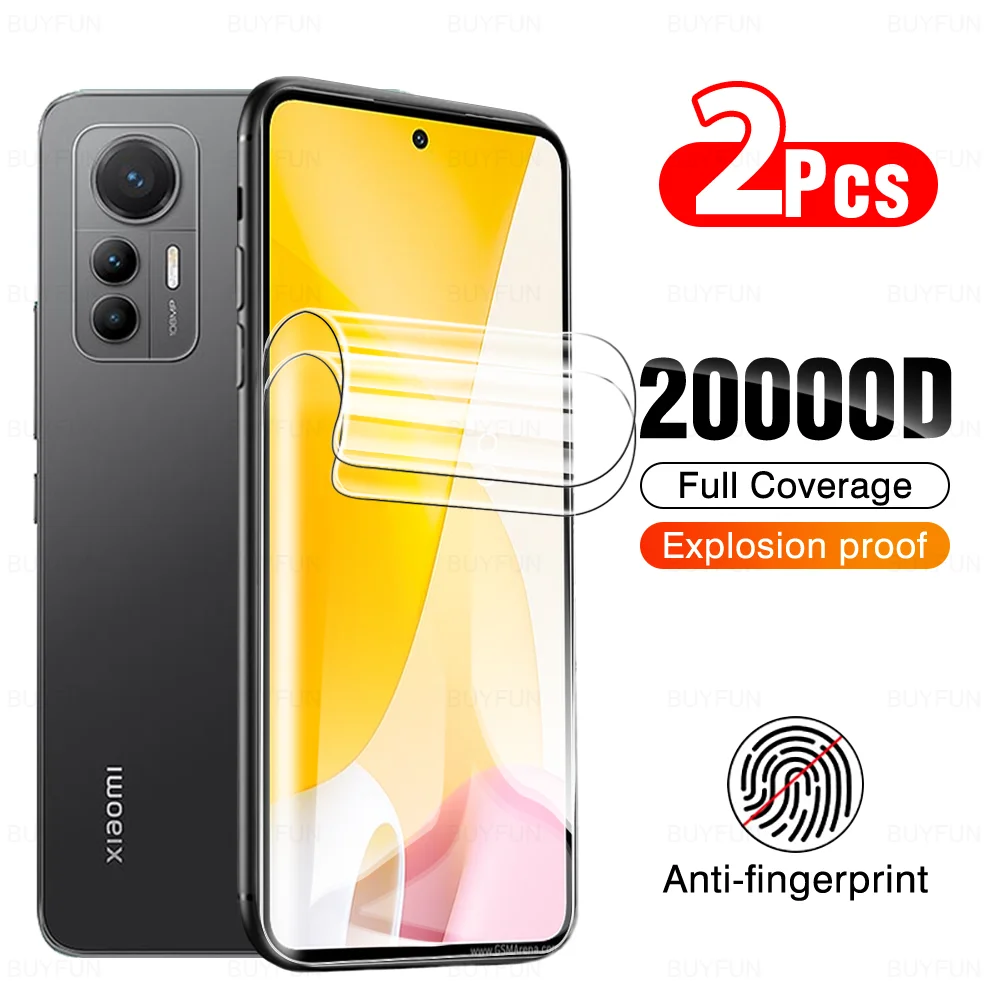 

2 шт. Защитная пленка для Xiaomi 12 Lite мягкая Гидрогелевая пленка не стекло Xiomi 12 lite Xiaomi12lite полное покрытие защита экрана телефона