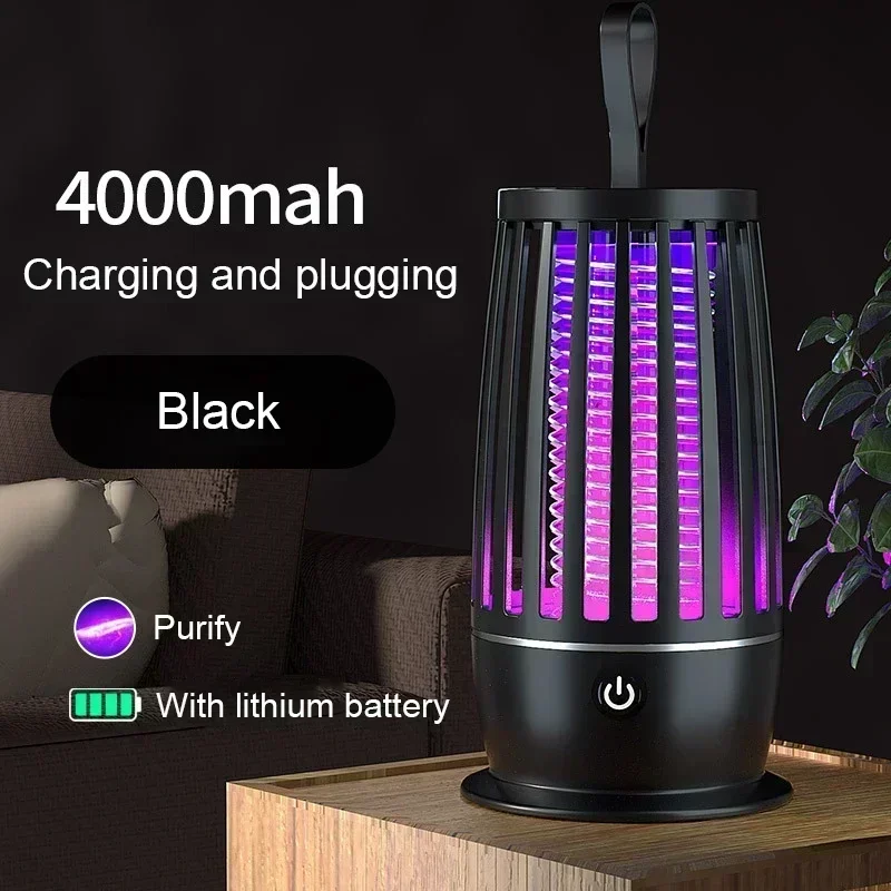 Новейшая лампа-ловушка для комаров Отпугиватель насекомых Беспроводная