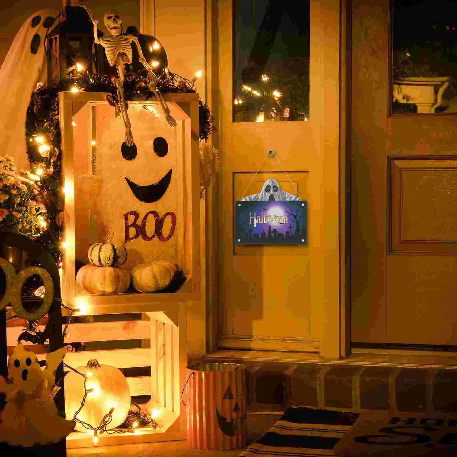 

10 Sign Lighted Front Door Sign Doorplate Party Hanging Decor