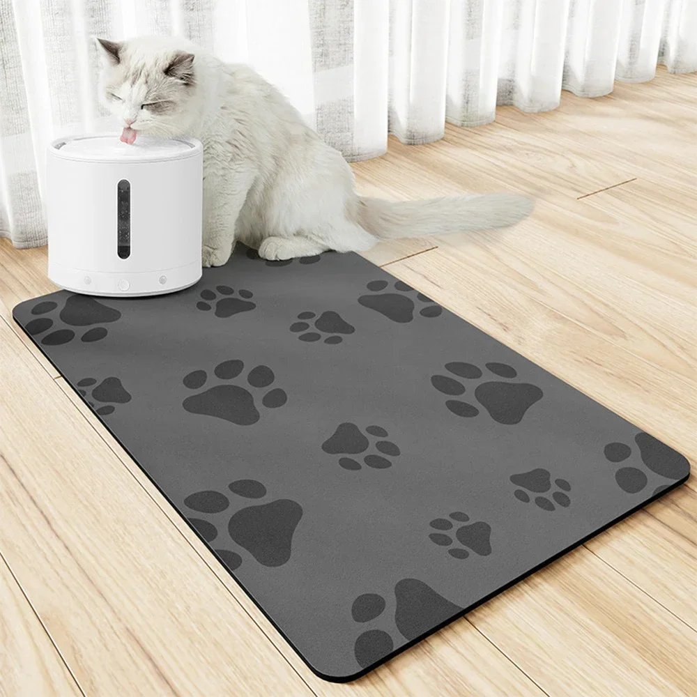 Коврик для кормления домашних животных впитывающий нескользящий