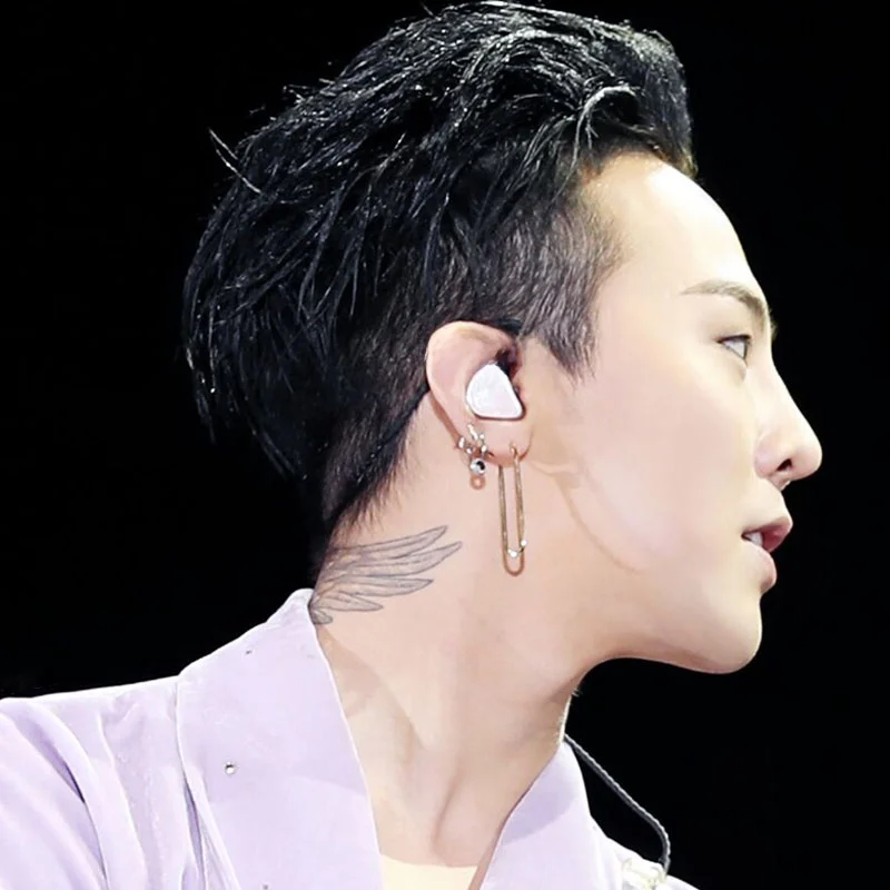 Серьги Quan Zhilong GD Same Sle модные серьги длинные персональные корейские Punk для мужчин