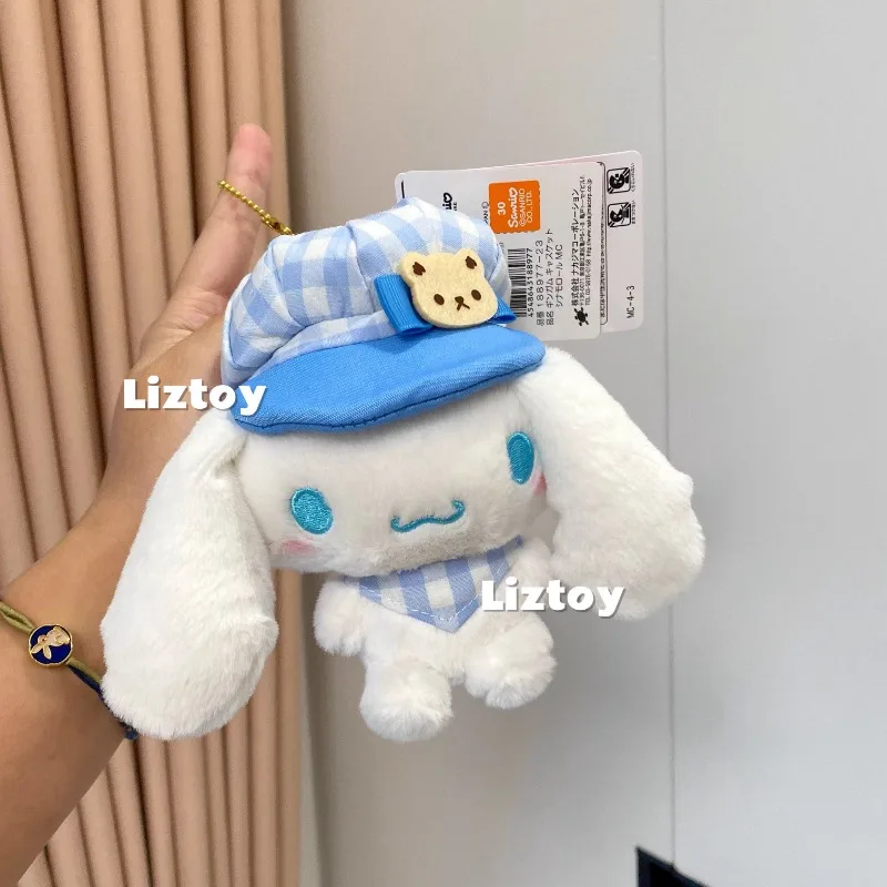 Брелок Sanrio в клетку с рисунком утки язычка шляпа Kuromi Kitty брелок из мультфильма