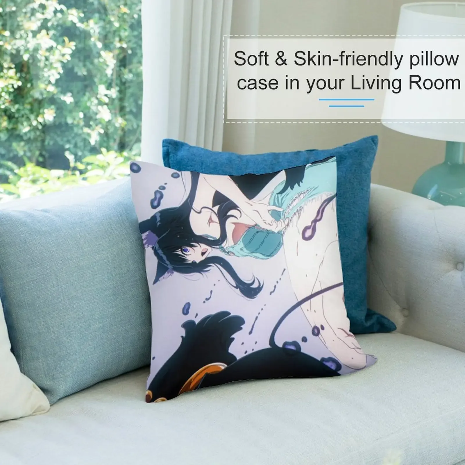 Дельта The Eminence in Shadow Декоративная подушка Мраморный чехол для подушки