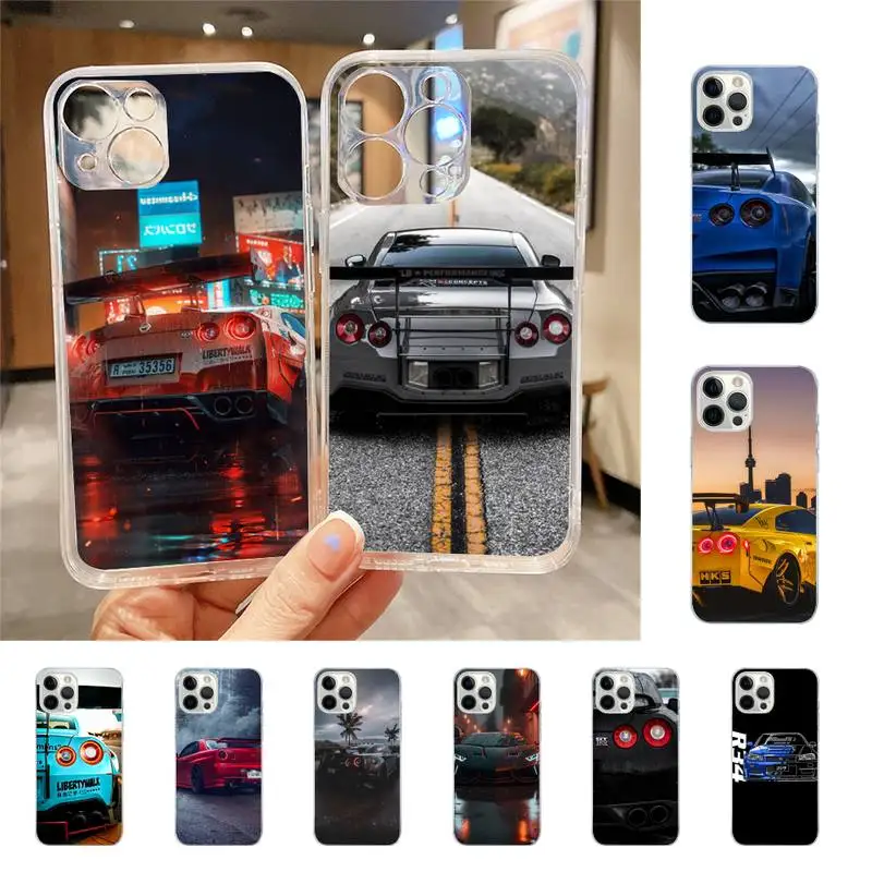 

GTR Car Phone Case For Iphone 7 8 Plus X Xr Xs 11 12 13 Se2020 Mini Mobile Iphones 14 Pro Max Case