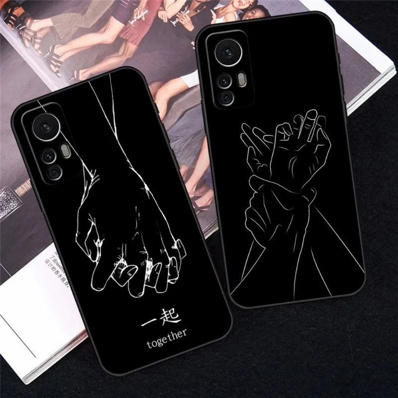 

Black White Sexy Line Art Phone Case For Xiaomi 11T 13 11 10 12 12X 10T 10TPro 10S 10Pro Pro Lite Ulltra MIX4 CIVI Back Cover