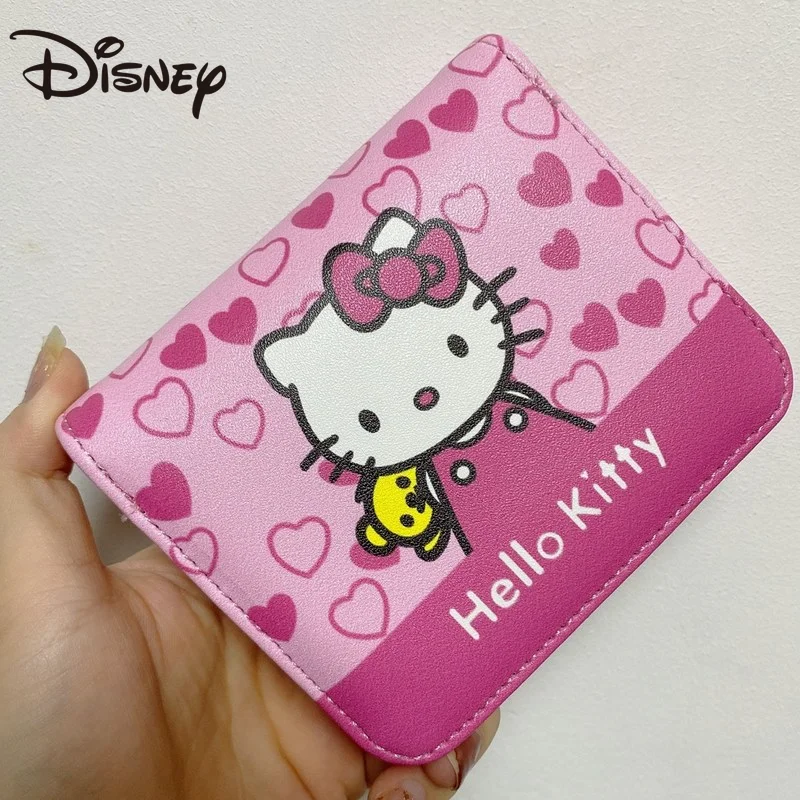 

Hello Kitty Three-Dimensional Cartoon Cute Student Children's Pink Short and Long Wallet Female Coin Purse